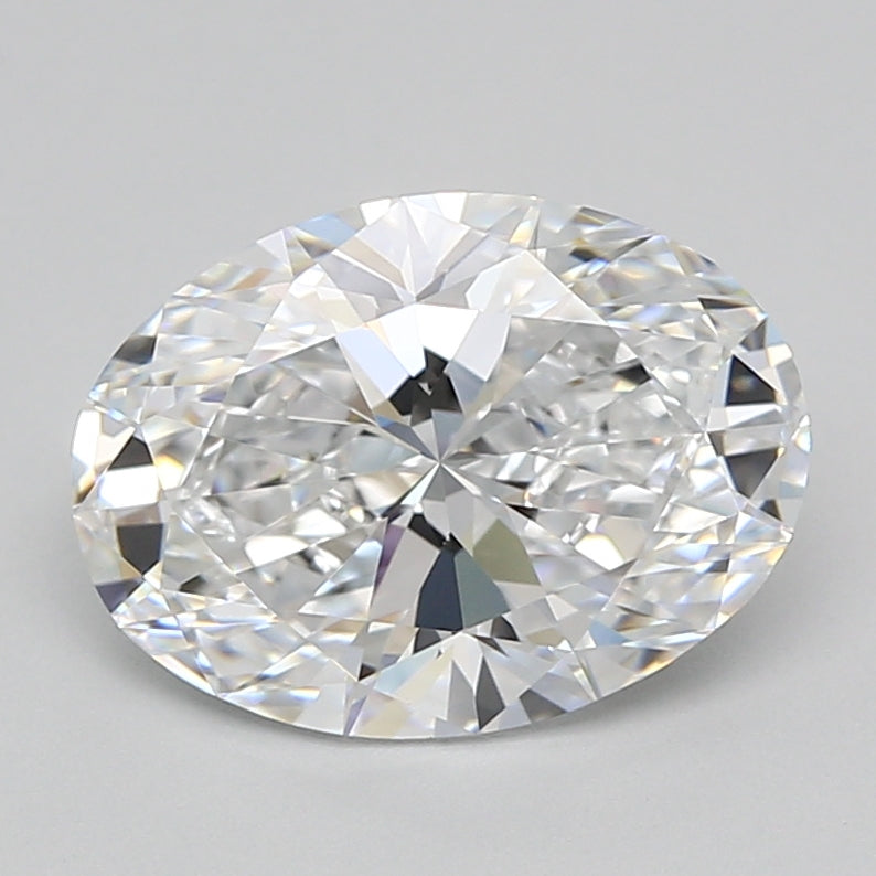 3.27 Carat Oval Shaped, Ideal Cut, D Color, VVS1 Clarity, IGI Certified Lab Grown Diamond