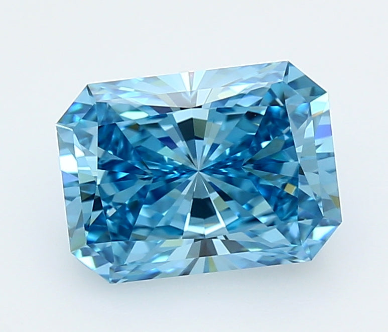 2.55 Carat Radiant Shaped, Excellent Cut, VVS1 Clarity, IGI Certified Lab Grown Diamond