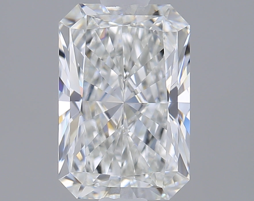 1.59 Carat Radiant Shaped, Ideal Cut, E Color, VVS1 Clarity, IGI Certified Lab Grown Diamond