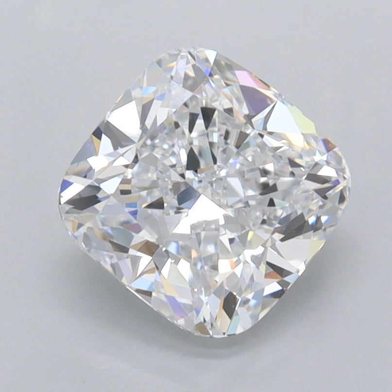 1.91 Carat Cushion Shaped, Ideal Cut, D Color, FL Clarity, IGI Certified Lab Grown Diamond