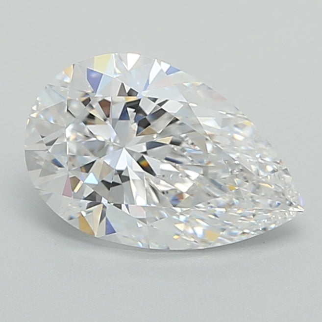 2.02 Carat Pear Shaped, Ideal Cut, D Color, VVS1 Clarity, IGI Certified Lab Grown Diamond