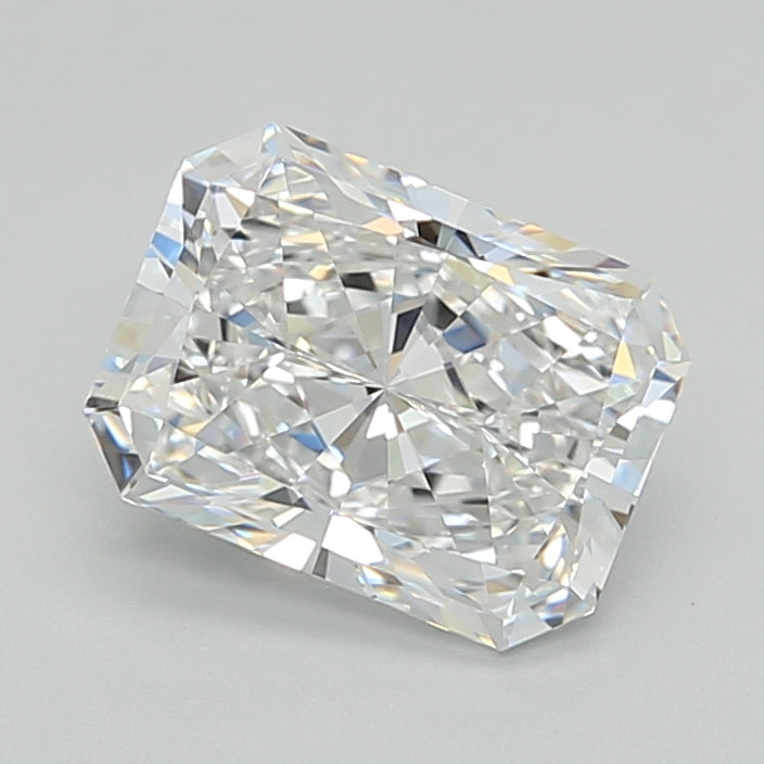 2.58 Carat Radiant Shaped, Excellent Cut, D Color, VVS1 Clarity, IGI Certified Lab Grown Diamond