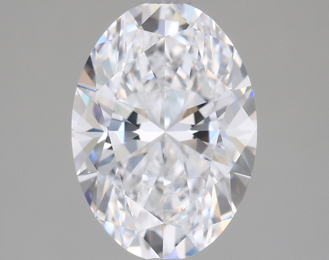 2.03 Carat Oval Shaped, Excellent Cut, D Color, FL Clarity, IGI Certified Lab Grown Diamond