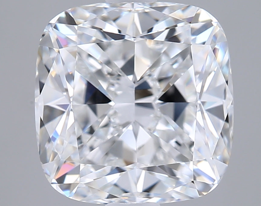 2.70 Carat Cushion Shaped, Ideal Cut, D Color, VVS2 Clarity, IGI Certified Lab Grown Diamond