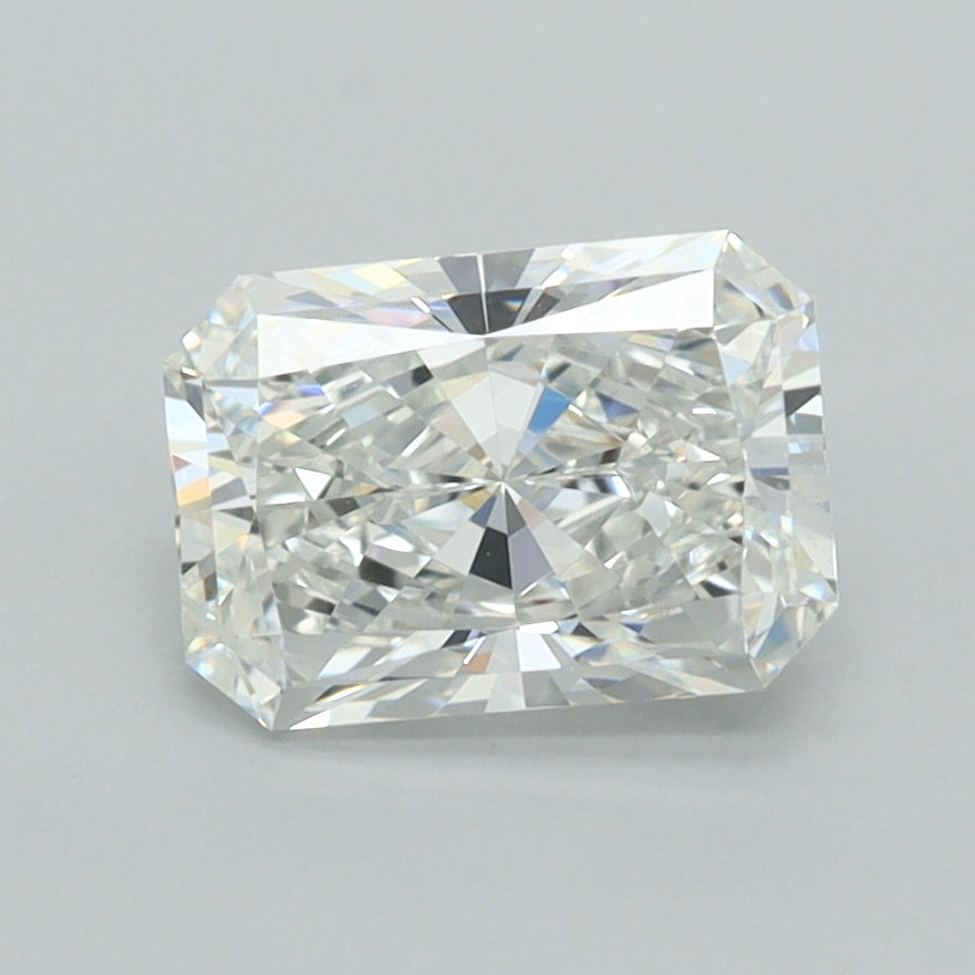 1.52 Carat Radiant Shaped, Ideal Cut, F Color, VVS1 Clarity, IGI Certified Lab Grown Diamond