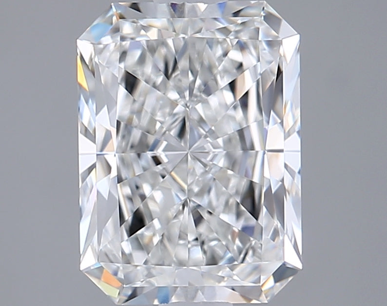 1.84 Carat Radiant Shaped, Ideal Cut, D Color, VVS1 Clarity, IGI Certified Lab Grown Diamond