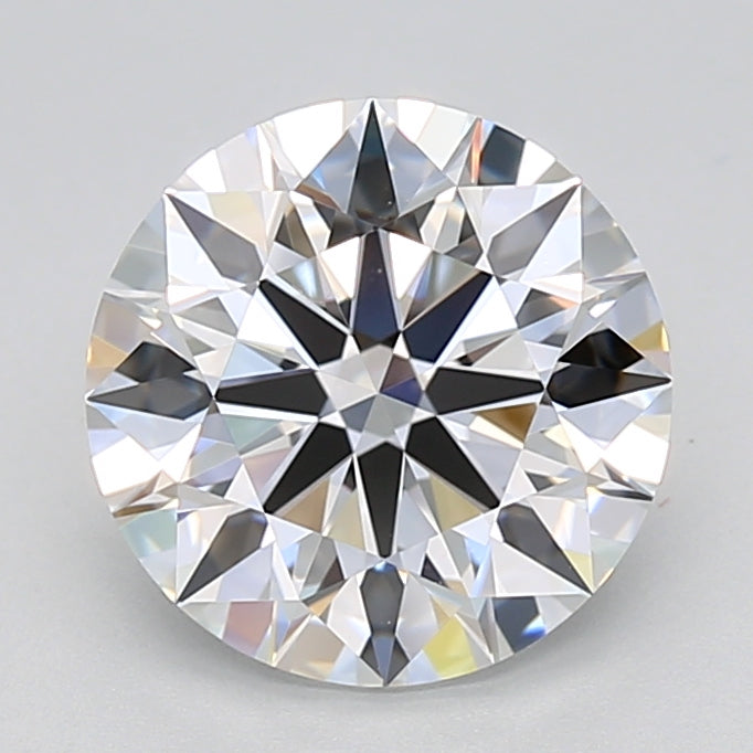 2.55 Carat Round Shaped, Ideal Cut, D Color, VVS1 Clarity, IGI Certified Lab Grown Diamond