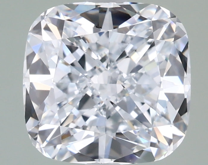 2.12 Carat Cushion Shaped, Ideal Cut, F Color, VVS2 Clarity, IGI Certified Lab Grown Diamond