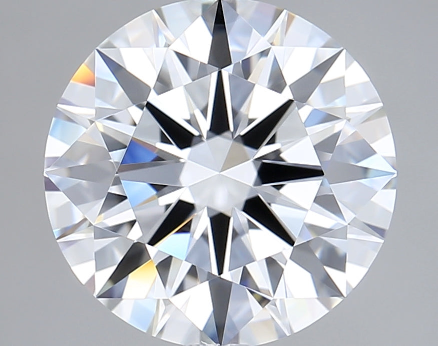 4.04 Carat Round Shaped, Ideal Cut, E Color, VVS1 Clarity, IGI Certified Lab Grown Diamond