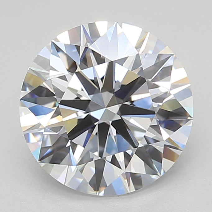 2.64 Carat Round Shaped, Excellent Cut, D Color, VVS1 Clarity, GIA Certified Lab Grown Diamond