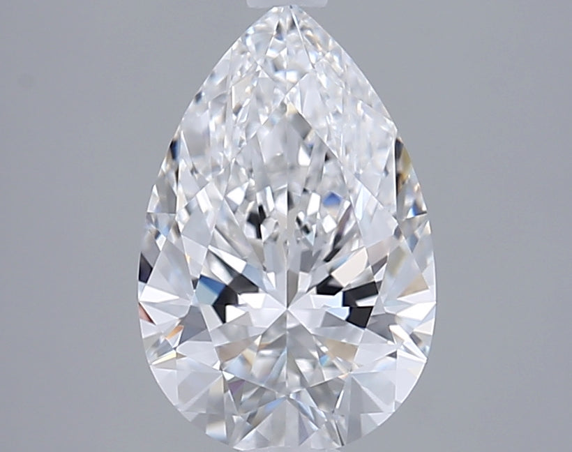 2.03 Carat Pear Shaped, Ideal Cut, E Color, VVS1 Clarity, GIA Certified Lab Grown Diamond
