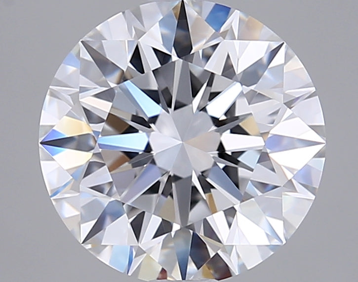 2.42 Carat Round Shaped, Excellent Cut, D Color, VVS2 Clarity, GIA Certified Lab Grown Diamond