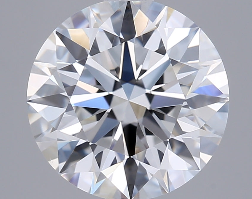 2.07 Carat Round Shaped, Excellent Cut, E Color, VS1 Clarity, GIA Certified Lab Grown Diamond