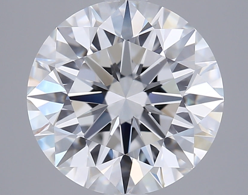 2.57 Carat Round Shaped, Very Good Cut, E Color, VVS1 Clarity, GIA Certified Lab Grown Diamond