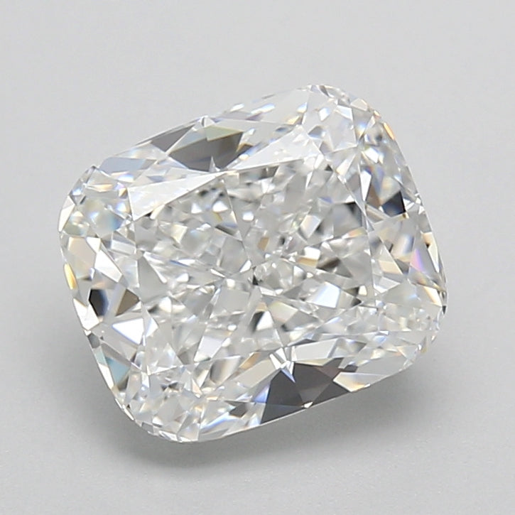 3.08 Carat Cushion Shaped, Ideal Cut, E Color, VVS1 Clarity, GIA Certified Lab Grown Diamond
