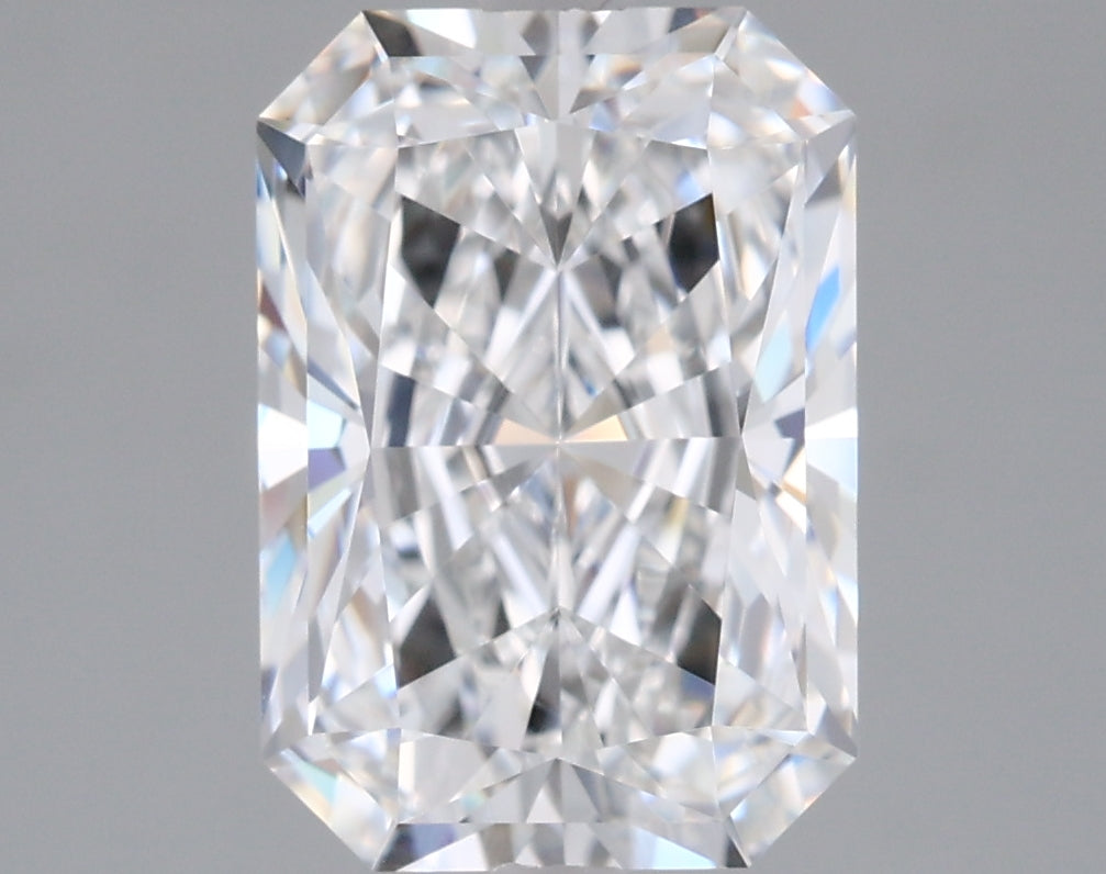 2.54 Carat Radiant Shaped, Ideal Cut, E Color, VS2 Clarity, GIA Certified Lab Grown Diamond
