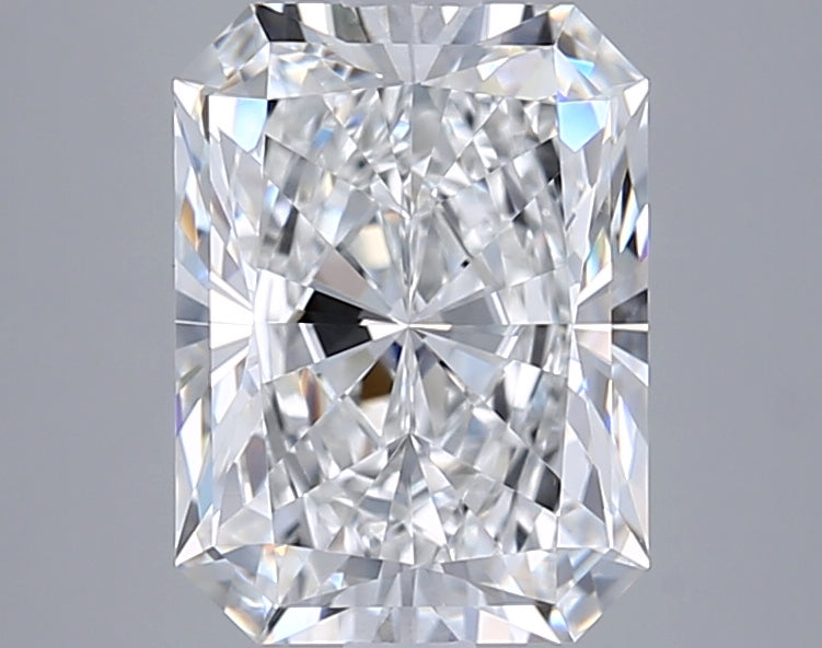 3.03 Carat Radiant Shaped, Ideal Cut, F Color, VVS1 Clarity, GIA Certified Lab Grown Diamond