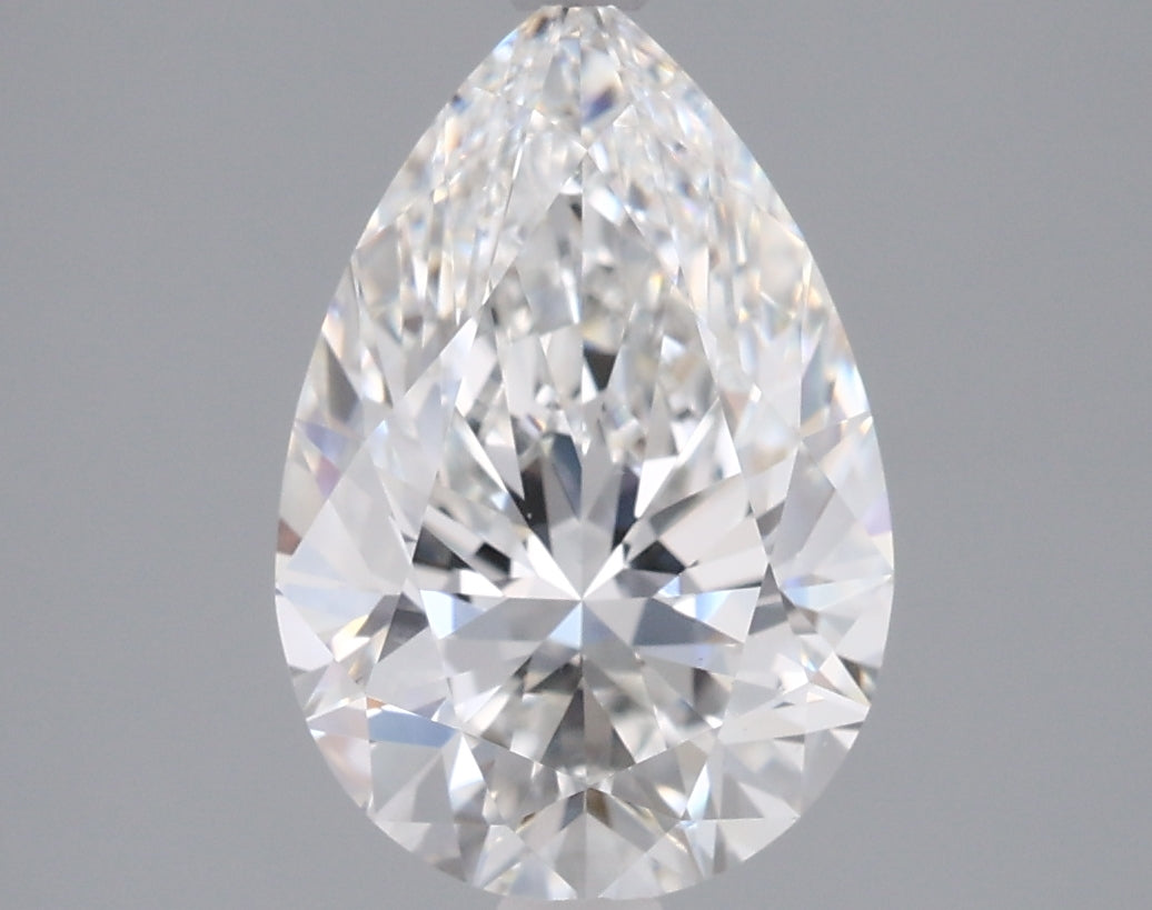 2.44 Carat Pear Shaped, Ideal Cut, F Color, VS2 Clarity, GIA Certified Lab Grown Diamond