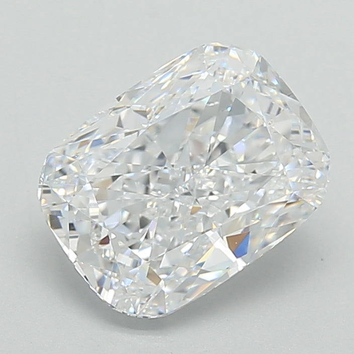 3.51 Carat Cushion Shaped, Ideal Cut, D Color, VVS2 Clarity, GIA Certified Lab Grown Diamond