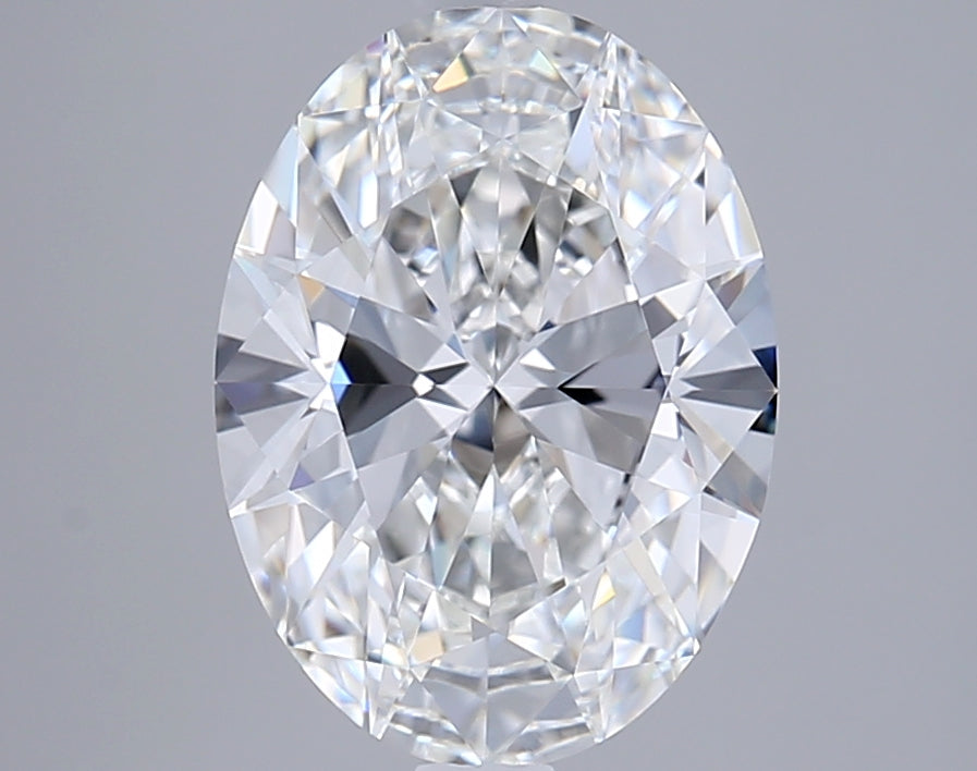 3.28 Carat Oval Shaped, Ideal Cut, F Color, VVS2 Clarity, GIA Certified Lab Grown Diamond