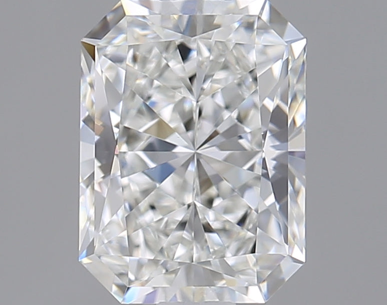 1.54 Carat Radiant Shaped, Ideal Cut, E Color, VVS1 Clarity, IGI Certified Lab Grown Diamond