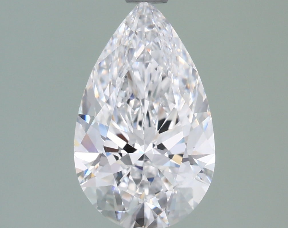 1.62 Carat Pear Shaped, Ideal Cut, D Color, VVS2 Clarity, IGI Certified Lab Grown Diamond