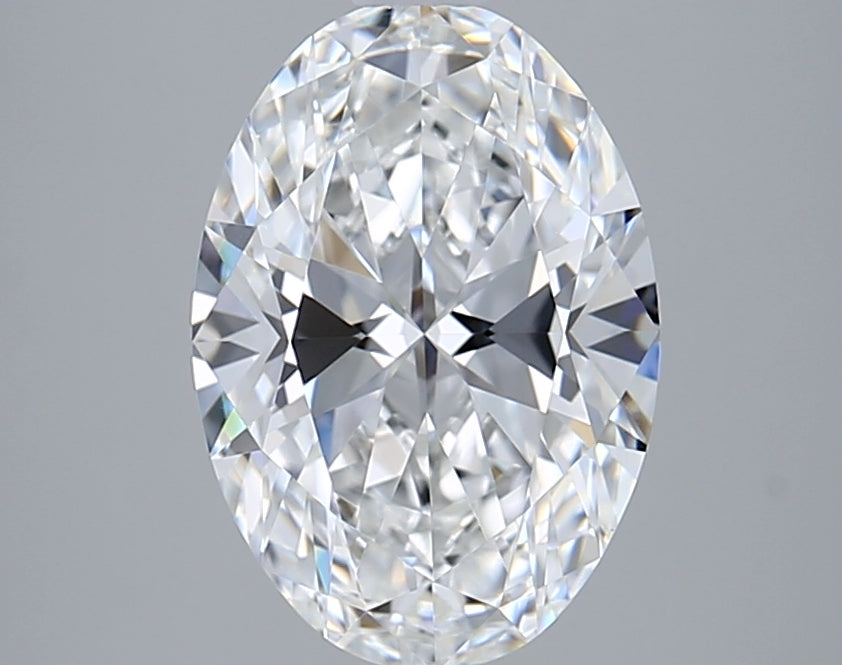 2.53 Carat Oval Shaped, Ideal Cut, E Color, VVS2 Clarity, GIA Certified Lab Grown Diamond