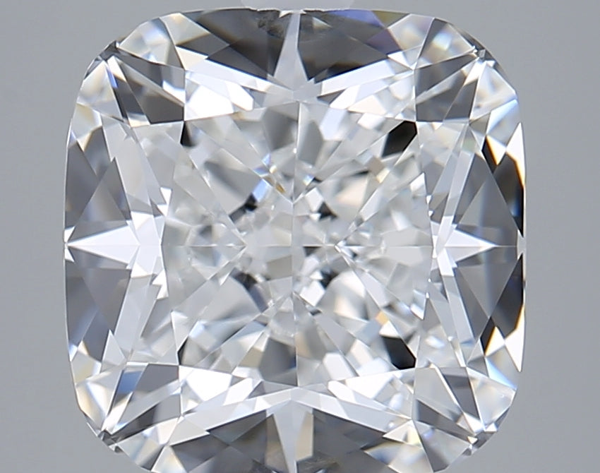 3.57 Carat Cushion Shaped, Ideal Cut, E Color, VVS2 Clarity, GIA Certified Lab Grown Diamond
