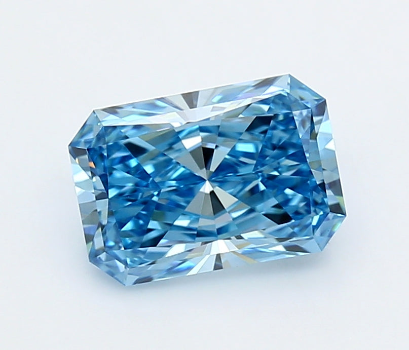 2.03 Carat Radiant Shaped, Ideal Cut, VVS2 Clarity, IGI Certified Lab Grown Diamond