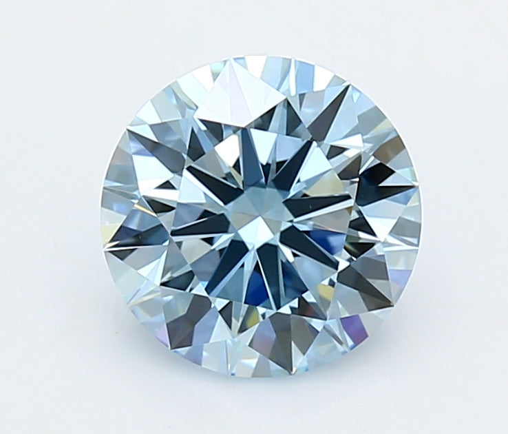 2.01 Carat Round Shaped, Ideal Cut, VVS2 Clarity, IGI Certified Lab Grown Diamond
