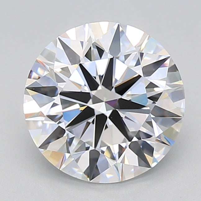 2.41 Carat Round Shaped, Ideal Cut, D Color, VVS1 Clarity, IGI Certified Lab Grown Diamond