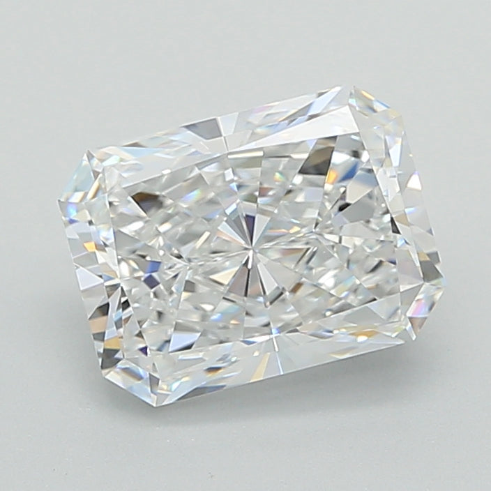 2.81 Carat Radiant Shaped, Excellent Cut, D Color, VVS1 Clarity, IGI Certified Lab Grown Diamond
