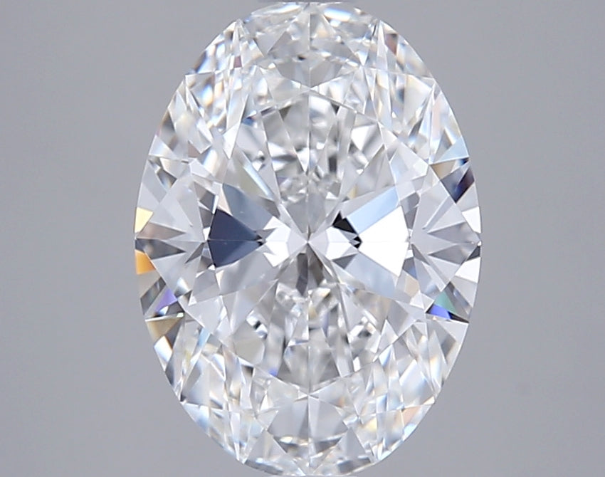 2.17 Carat Oval Shaped, Ideal Cut, E Color, VVS1 Clarity, IGI Certified Lab Grown Diamond