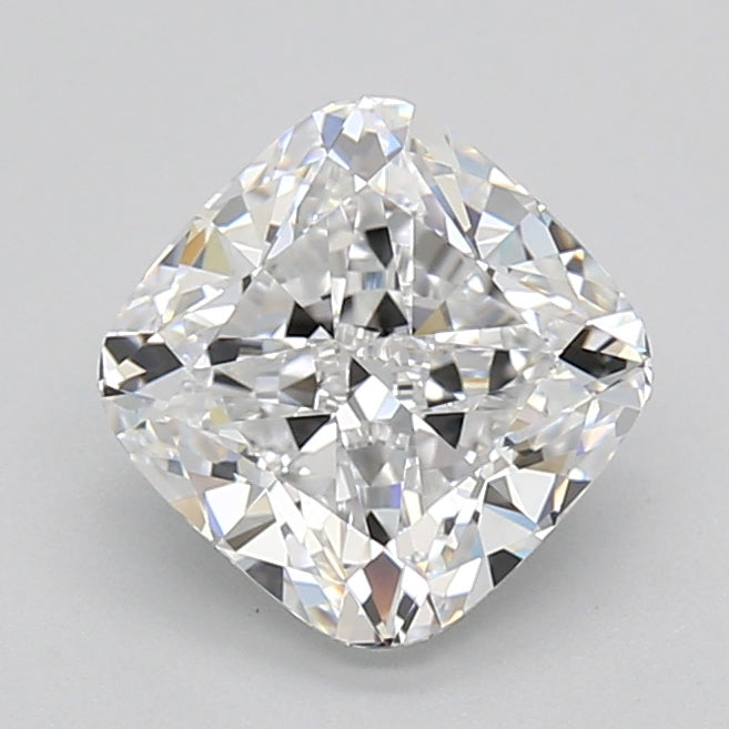2.27 Carat Cushion Shaped, Ideal Cut, D Color, VVS1 Clarity, IGI Certified Lab Grown Diamond
