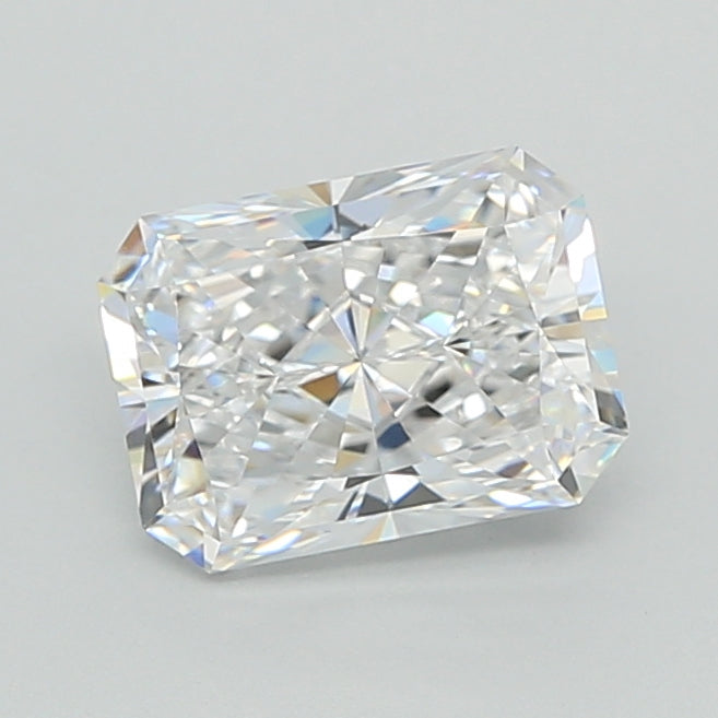 2.02 Carat Radiant Shaped, Ideal Cut, D Color, VVS1 Clarity, IGI Certified Lab Grown Diamond