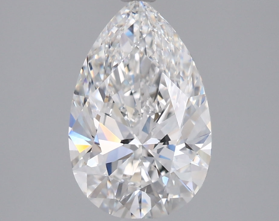 2.08 Carat Pear Shaped, Ideal Cut, E Color, VVS1 Clarity, IGI Certified Lab Grown Diamond