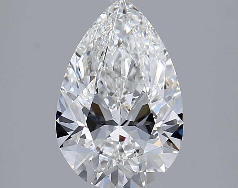 1.52 Carat Pear Shaped, Excellent Cut, E Color, VVS1 Clarity, IGI Certified Lab Grown Diamond