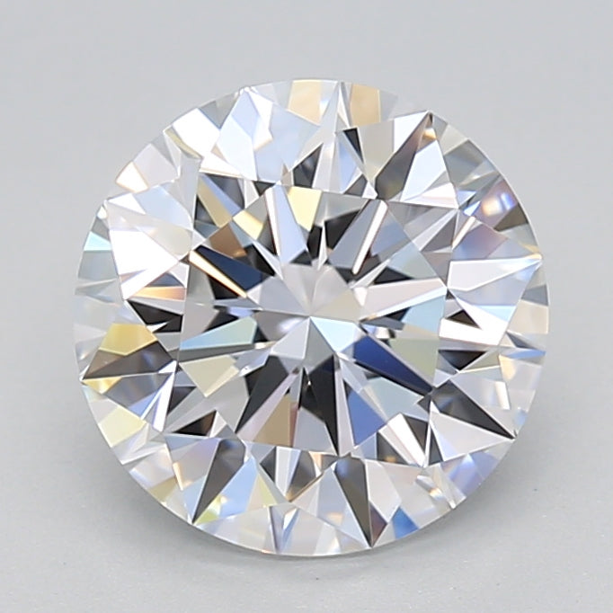 2.61 Carat Round Shaped, Ideal Cut, D Color, VVS1 Clarity, IGI Certified Lab Grown Diamond