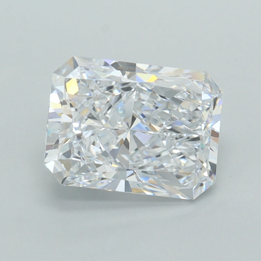 1.85 Carat Radiant Shaped, Ideal Cut, E Color, VVS2 Clarity, IGI Certified Lab Grown Diamond