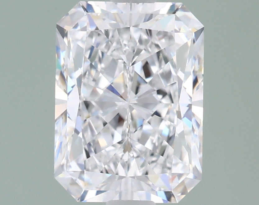 1.93 Carat Radiant Shaped, Ideal Cut, D Color, VVS2 Clarity, IGI Certified Lab Grown Diamond