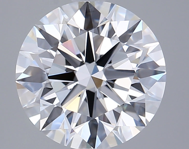 2.33 Carat Round Shaped, Excellent Cut, D Color, VVS2 Clarity, GIA Certified Lab Grown Diamond