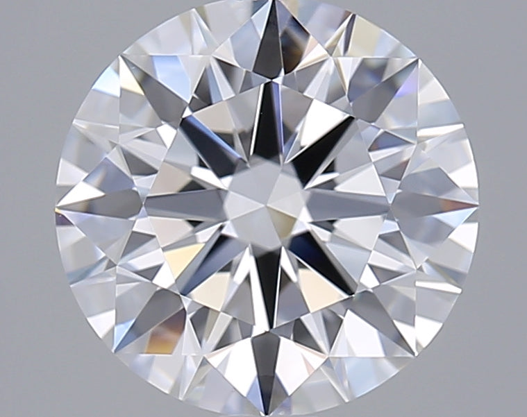 2.16 Carat Round Shaped, Excellent Cut, D Color, VVS2 Clarity, GIA Certified Lab Grown Diamond