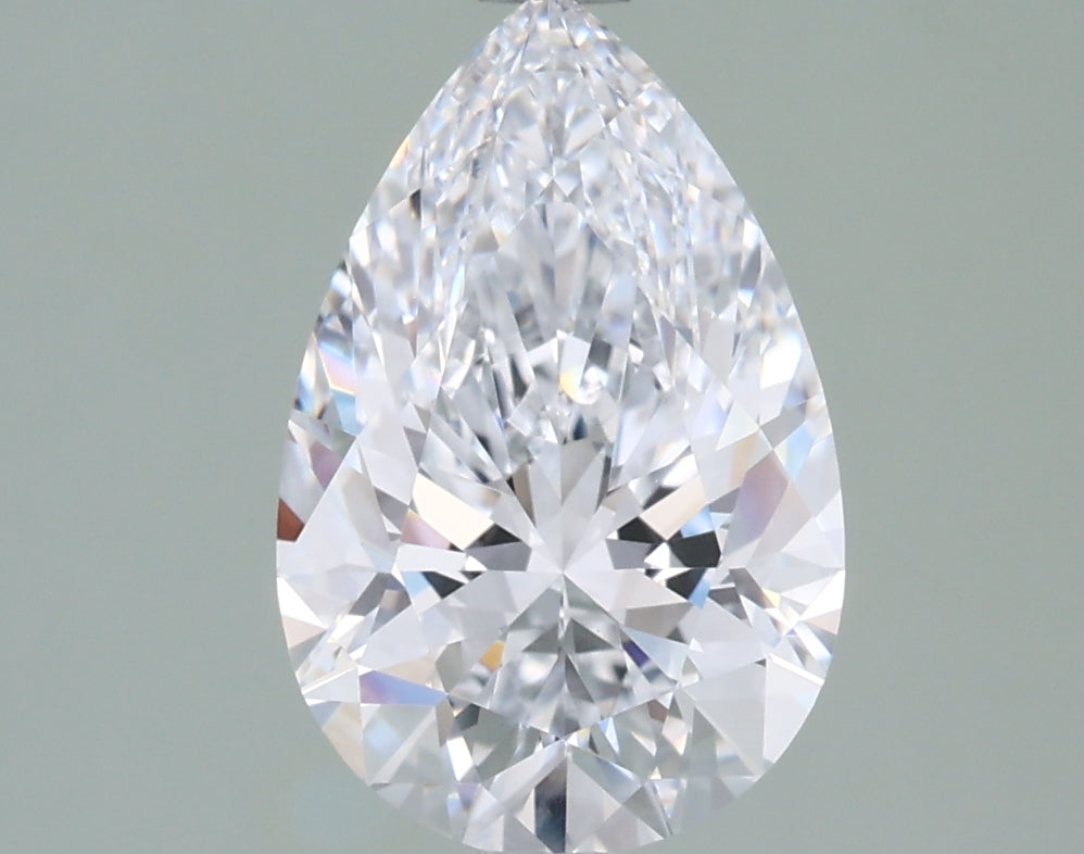 1.86 Carat Pear Shaped, Excellent Cut, E Color, VVS2 Clarity, IGI Certified Lab Grown Diamond