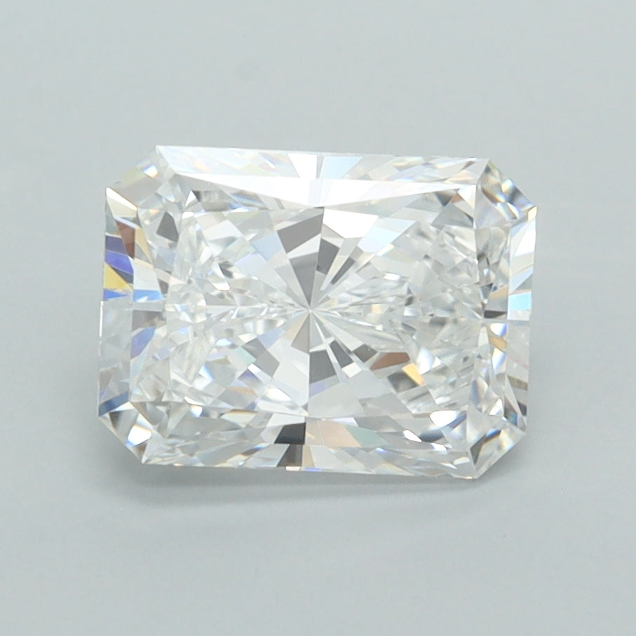 1.92 Carat Radiant Shaped, Ideal Cut, D Color, VVS2 Clarity, IGI Certified Lab Grown Diamond