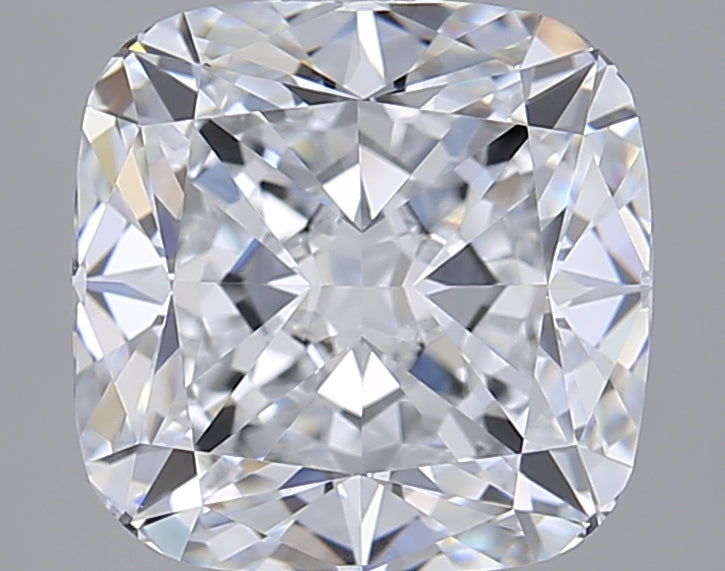 3.13 Carat Cushion Shaped, Ideal Cut, D Color, VVS2 Clarity, IGI Certified Lab Grown Diamond