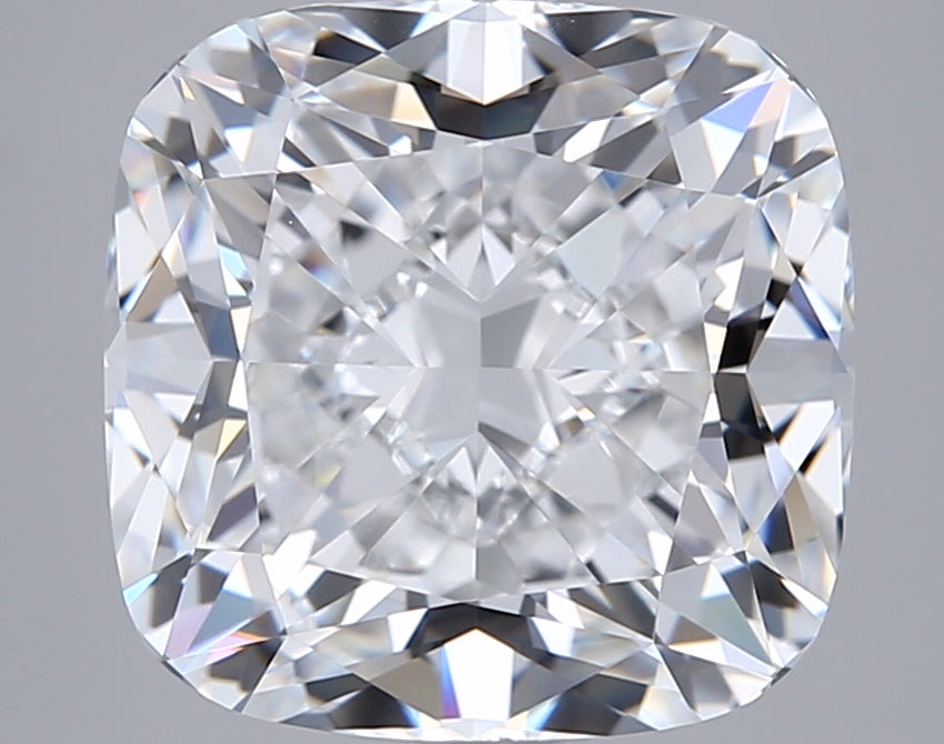 4.26 Carat Cushion Shaped, Ideal Cut, D Color, VVS2 Clarity, IGI Certified Lab Grown Diamond