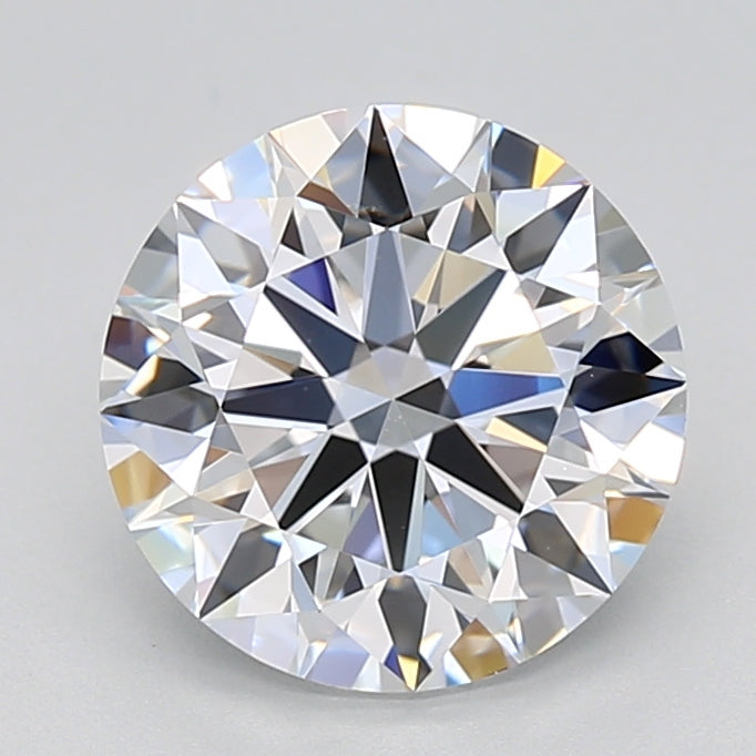 2.58 Carat Round Shaped, Ideal Cut, D Color, VVS1 Clarity, IGI Certified Lab Grown Diamond
