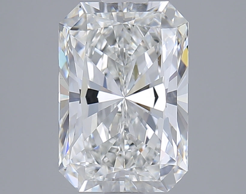 2.01 Carat Radiant Shaped, Excellent Cut, E Color, VVS1 Clarity, IGI Certified Lab Grown Diamond