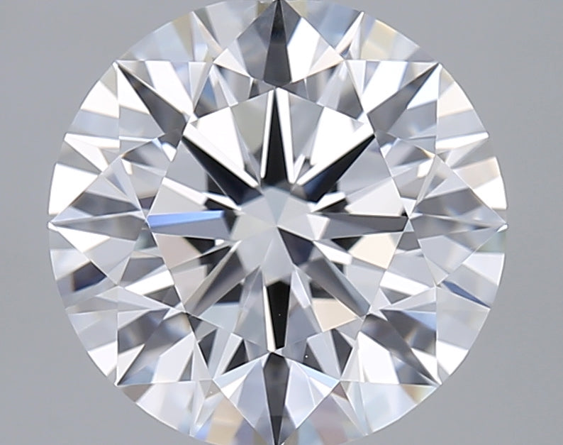 2.52 Carat Round Shaped, Ideal Cut, D Color, VVS1 Clarity, IGI Certified Lab Grown Diamond