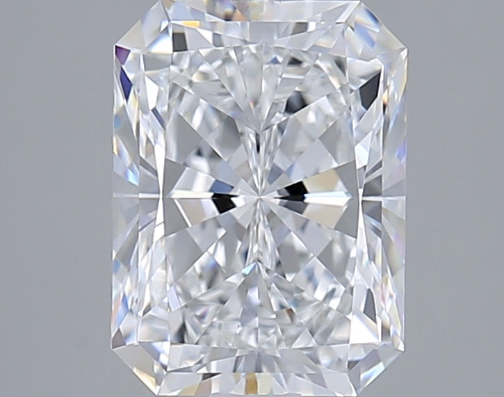 2.01 Carat Radiant Shaped, Excellent Cut, E Color, VVS1 Clarity, IGI Certified Lab Grown Diamond